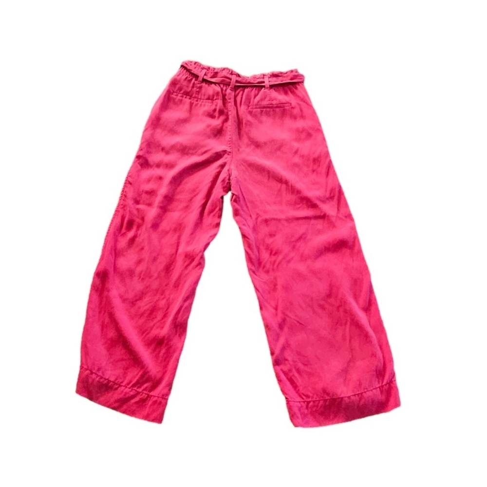 Ann Taylor Factory Belted High Rise Ankle Pants Red Size 10 - Picture 2 of 9